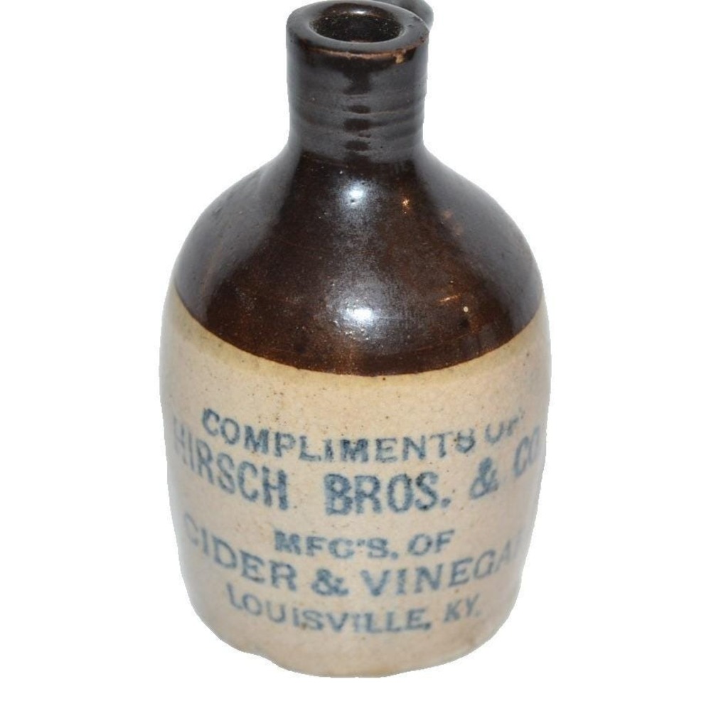 Antique Hirsch Bros. & Co Cider & Vinegar  Mini Jug Louisville KY